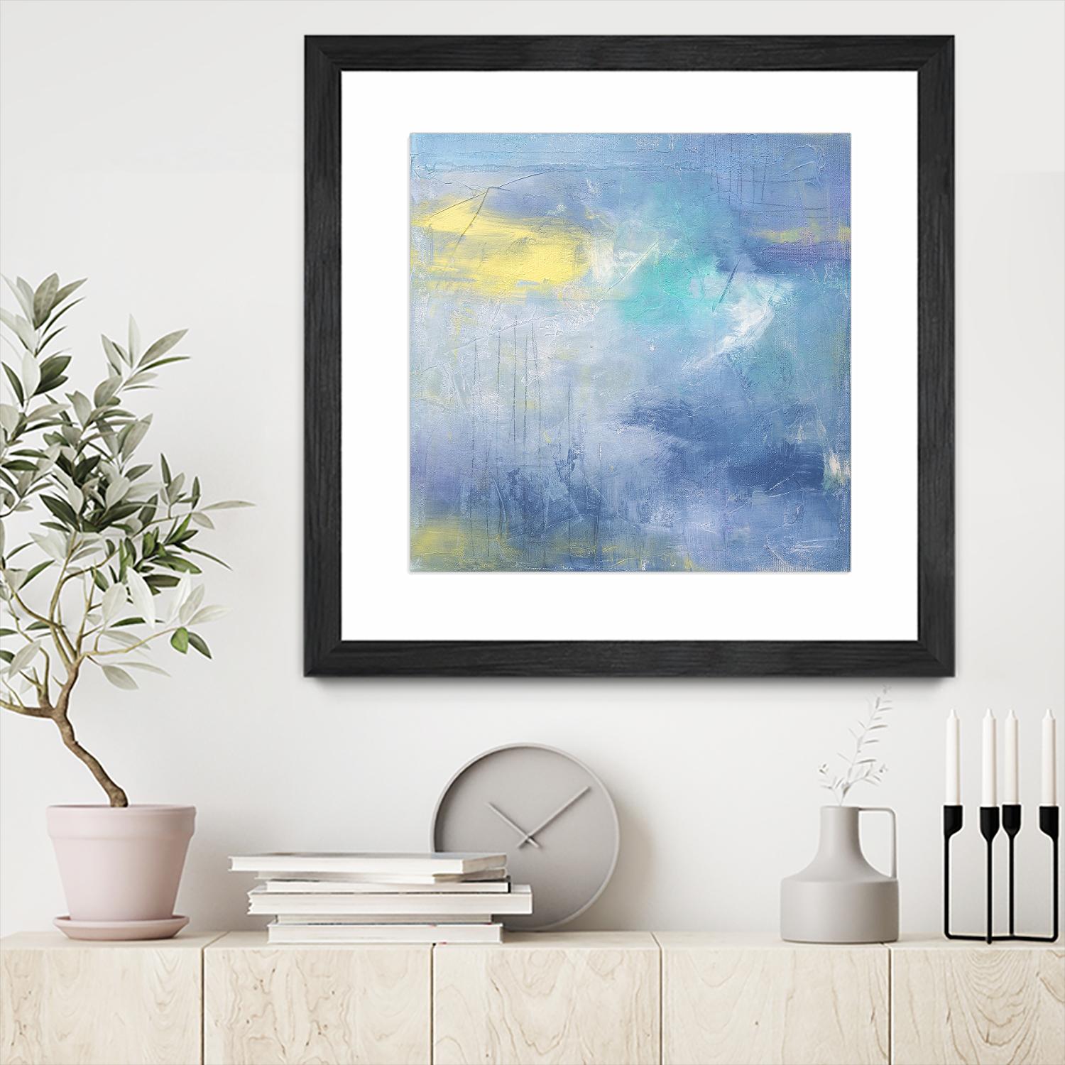 Zest & Jam II by Julia Contacessi on GIANT ART - blue abstract