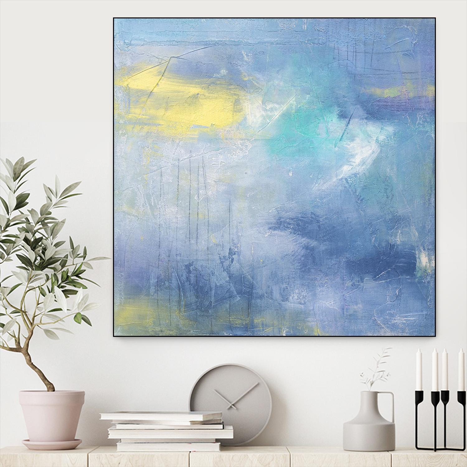 Zest & Jam II by Julia Contacessi on GIANT ART - blue abstract