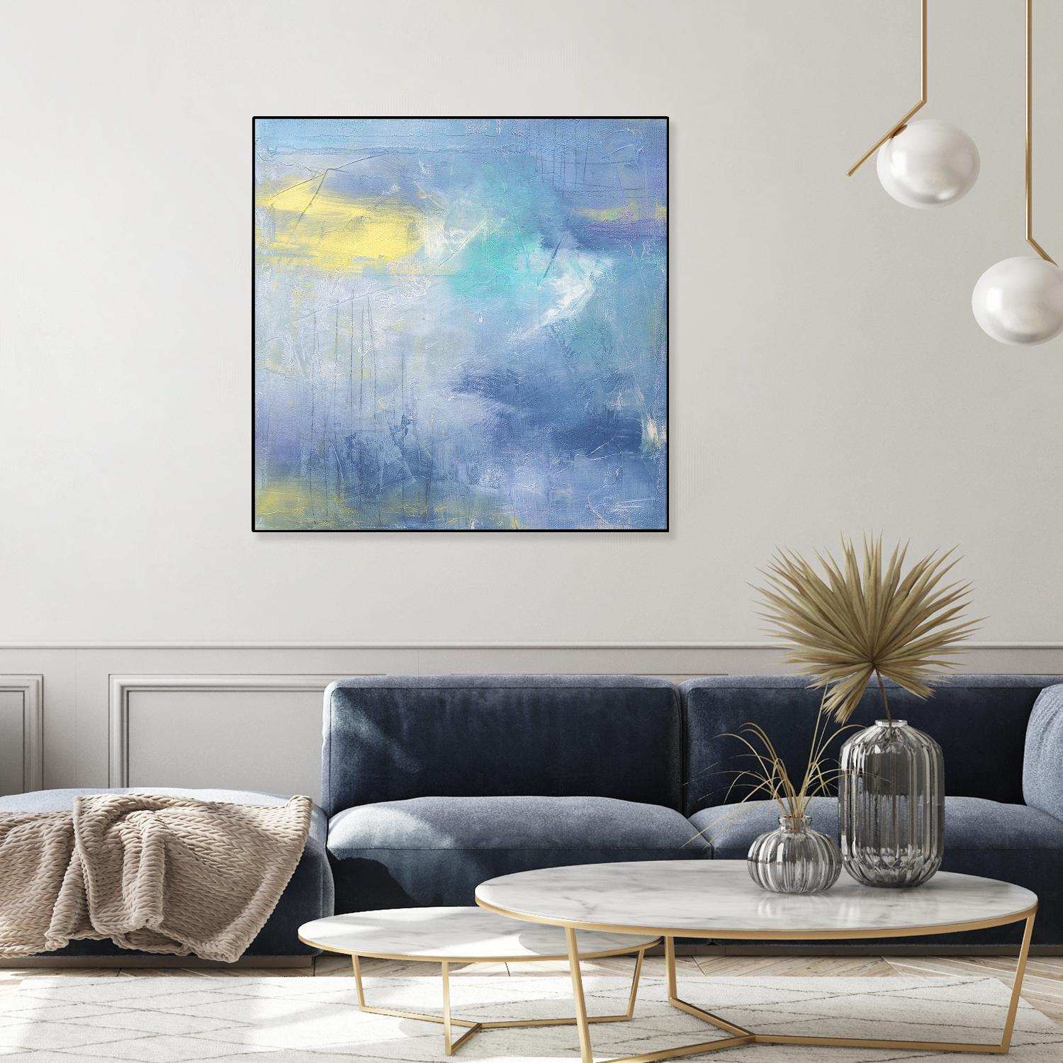 Zest & Jam II by Julia Contacessi on GIANT ART - blue abstract