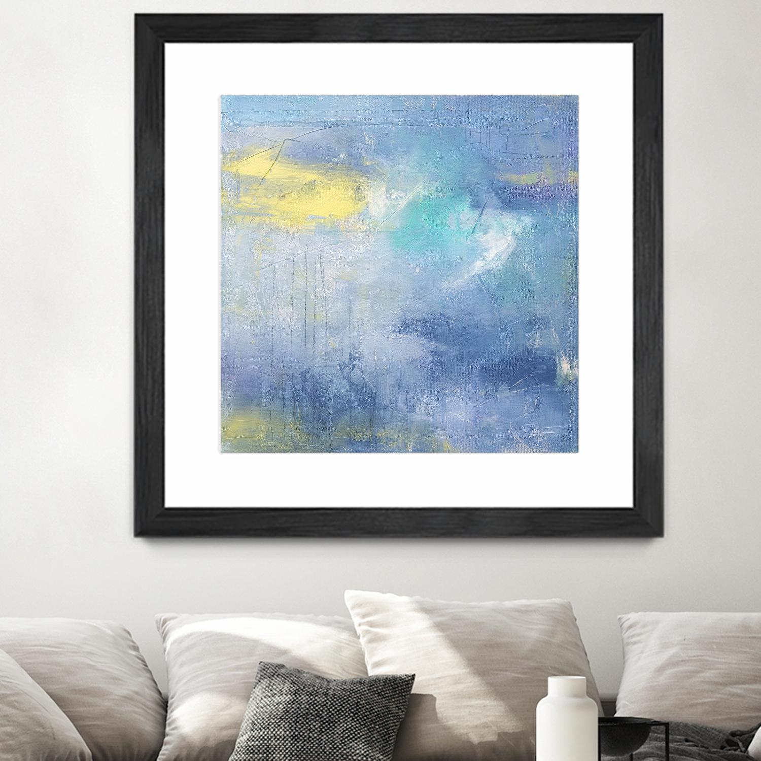 Zest & Jam II by Julia Contacessi on GIANT ART - blue abstract