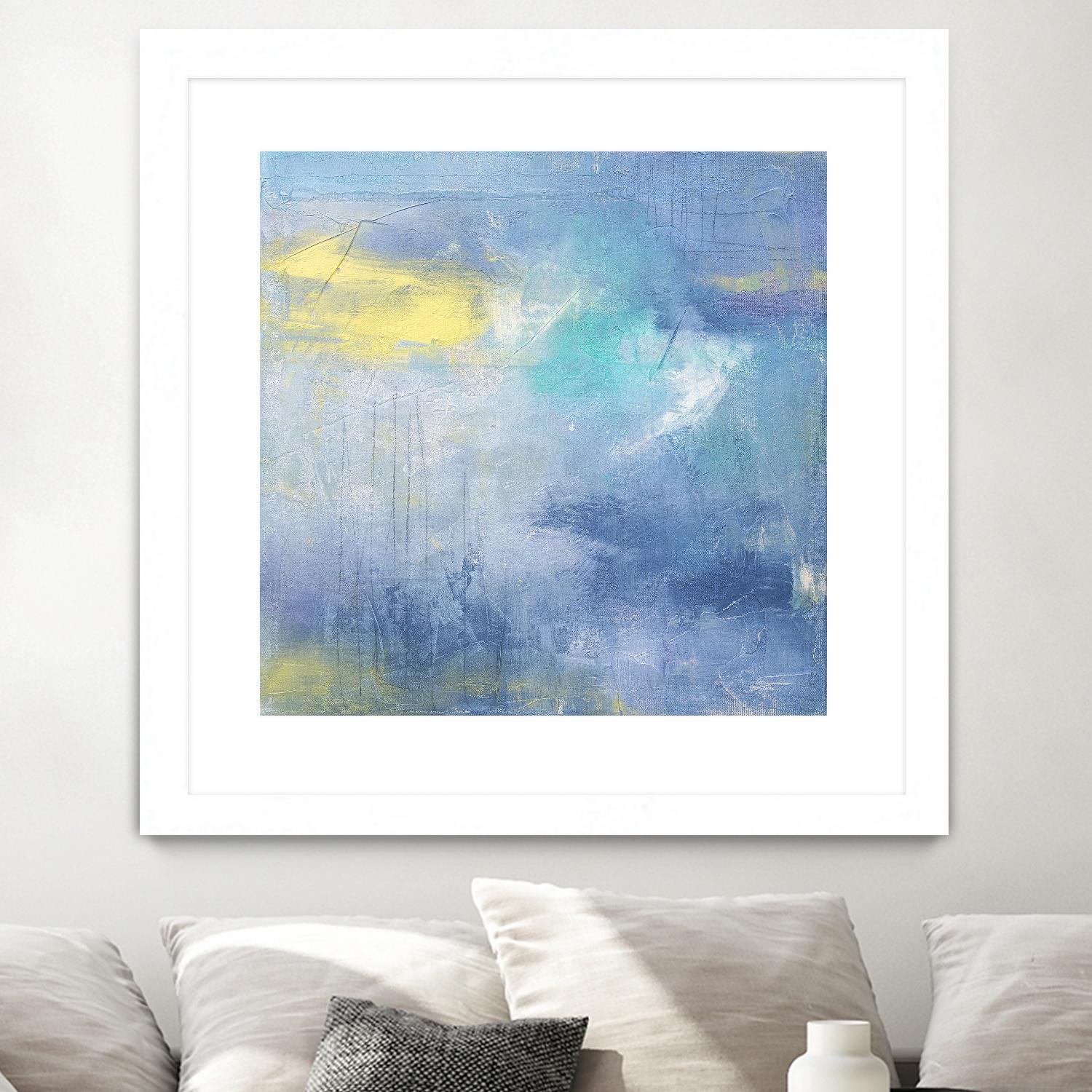 Zest & Jam II by Julia Contacessi on GIANT ART - blue abstract