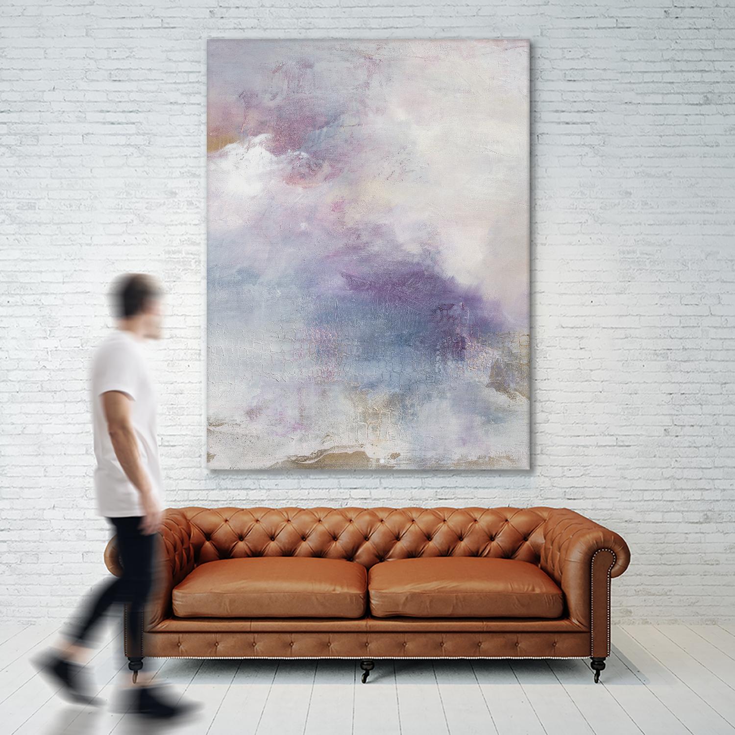 Escaping Light I by Julia Contacessi on GIANT ART - pink abstract
