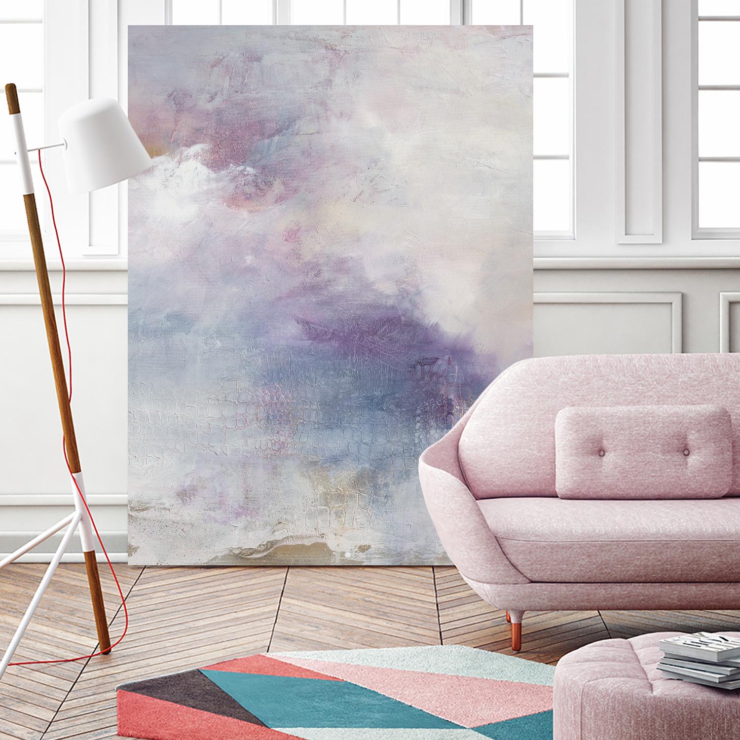 Escaping Light I by Julia Contacessi on GIANT ART - pink abstract