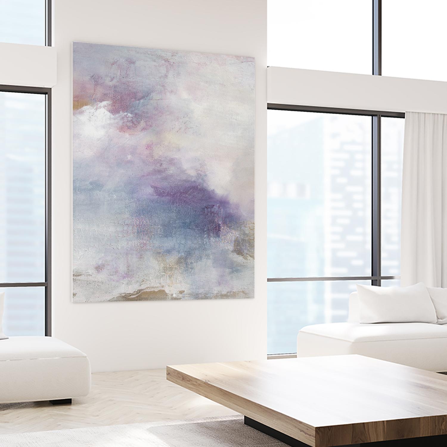 Escaping Light I by Julia Contacessi on GIANT ART - pink abstract