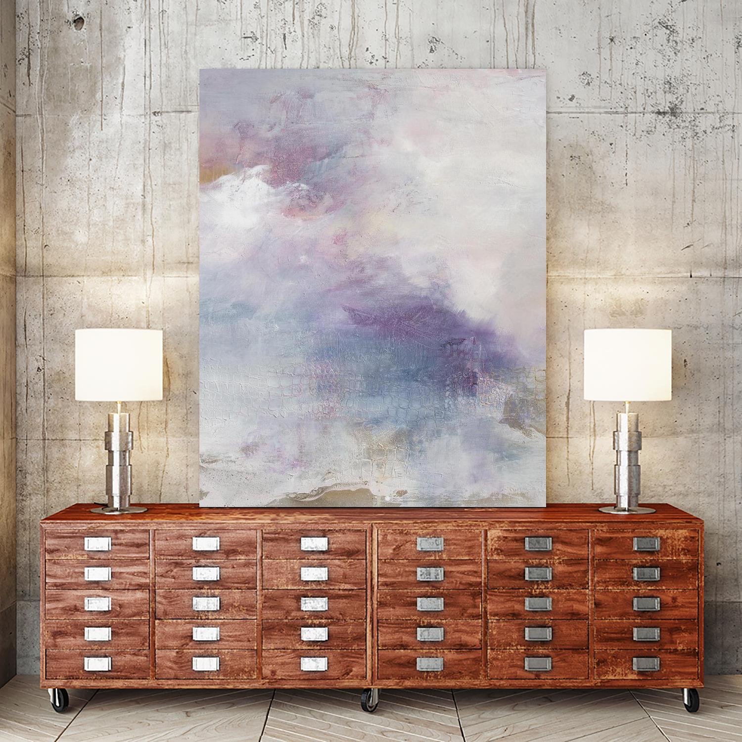 Escaping Light I by Julia Contacessi on GIANT ART - pink abstract