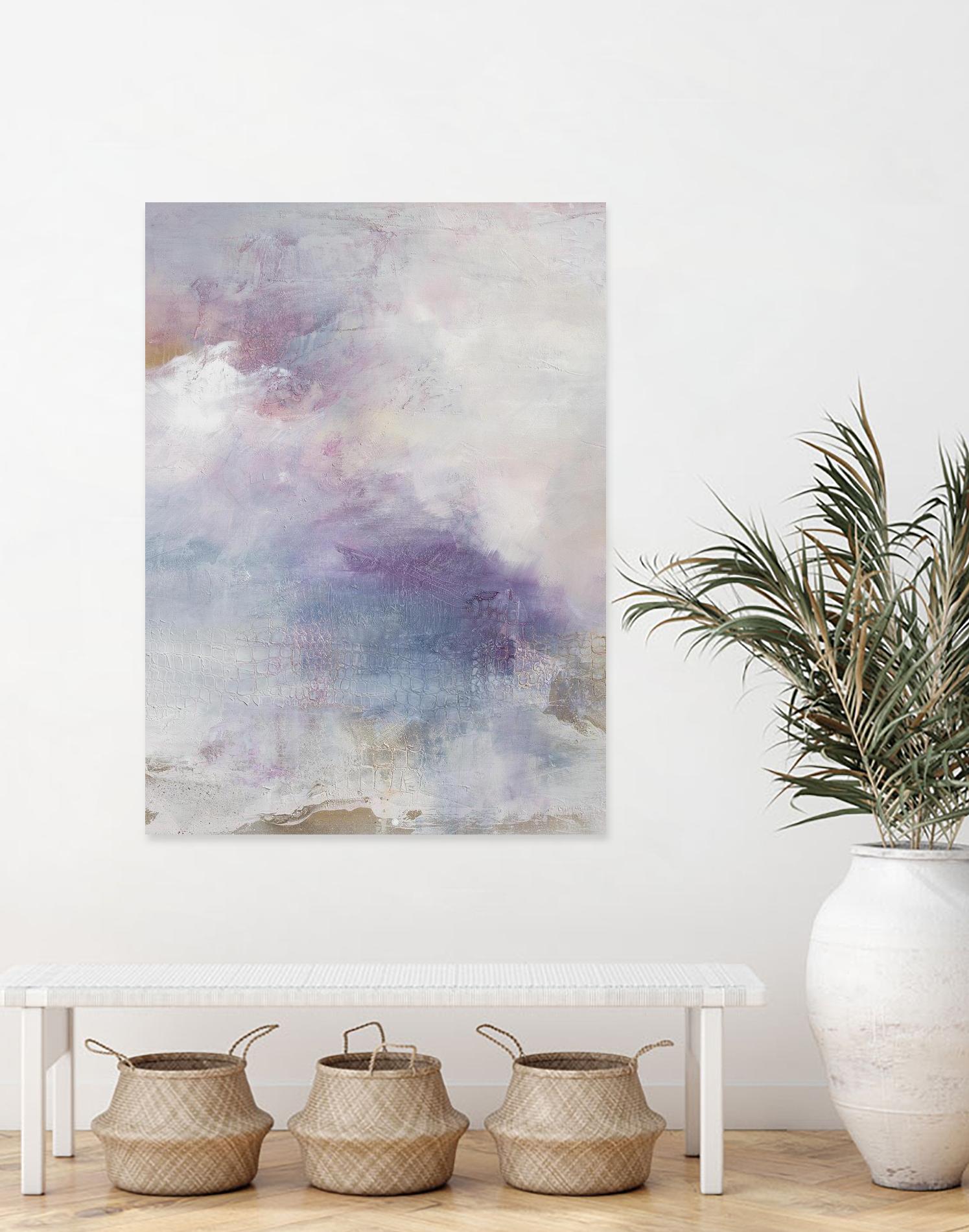 Escaping Light I by Julia Contacessi on GIANT ART - pink abstract
