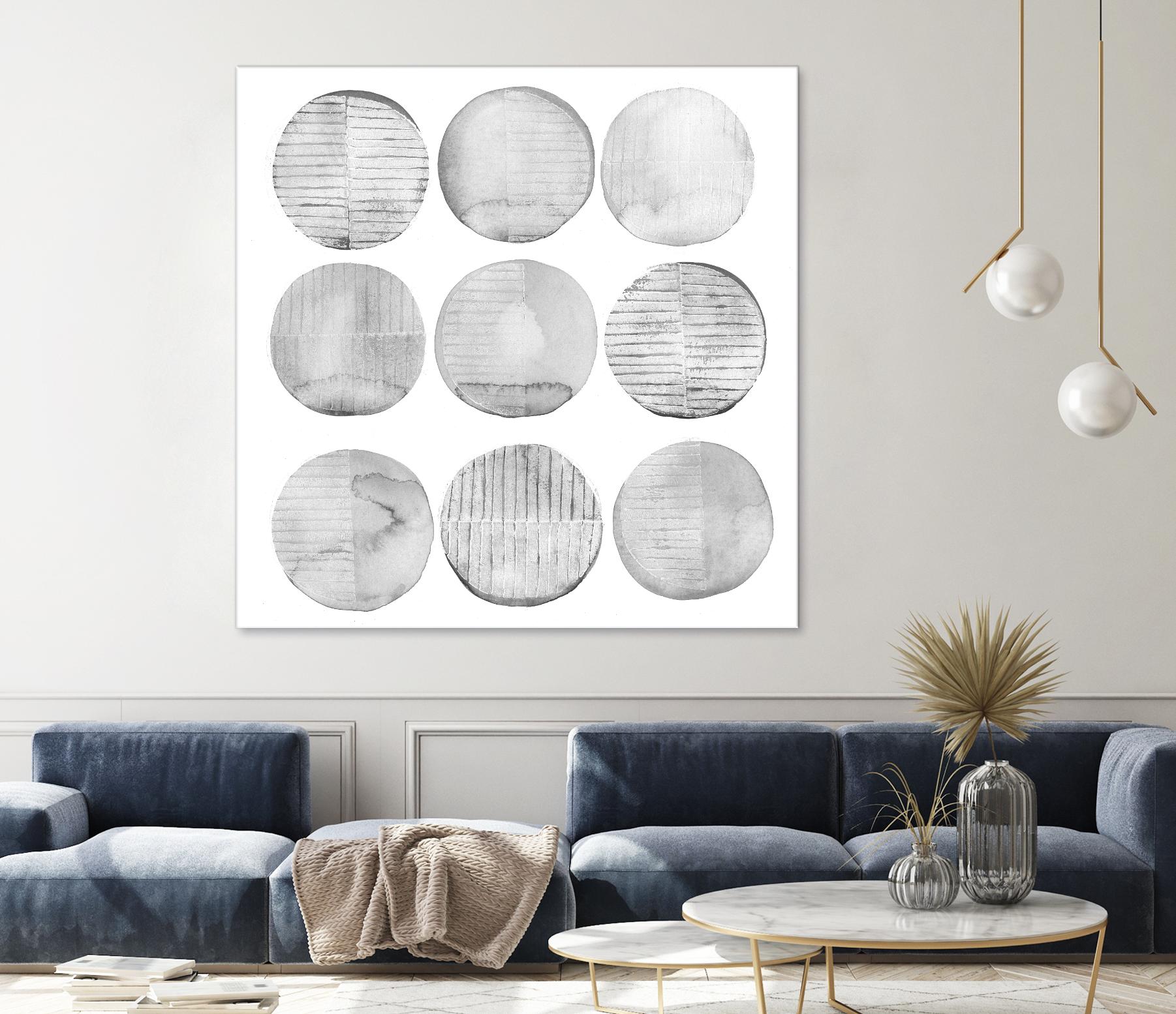 Soft Circles II by Grace Popp on GIANT ART - abstract