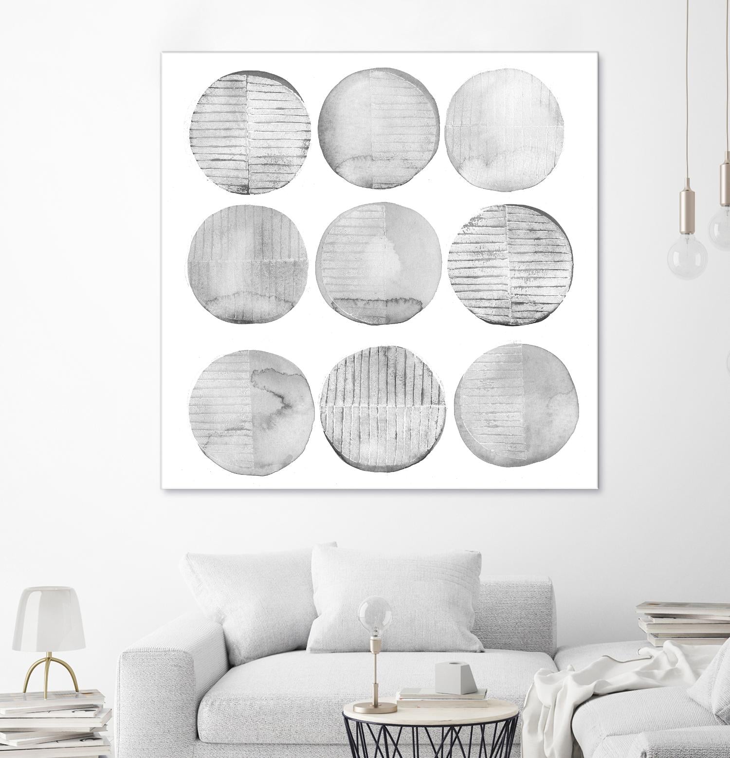 Soft Circles II by Grace Popp on GIANT ART - abstract