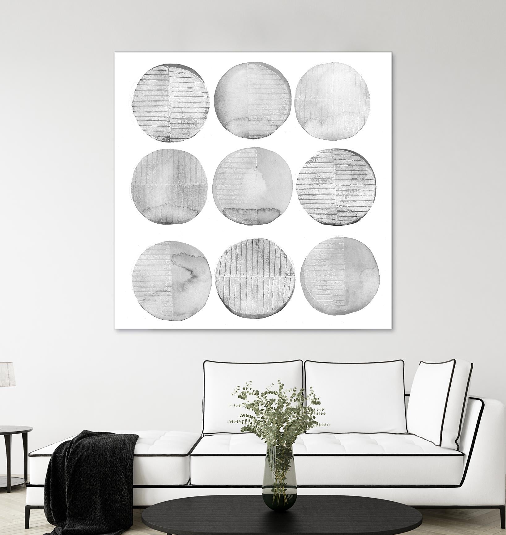 Soft Circles II by Grace Popp on GIANT ART - abstract