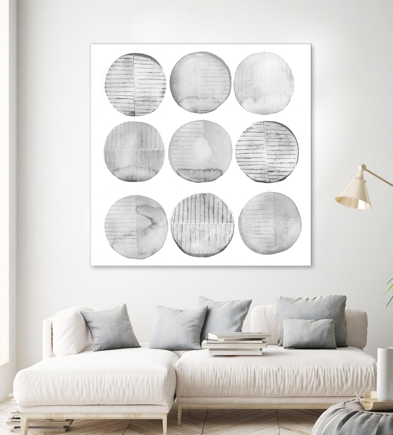 Soft Circles II by Grace Popp on GIANT ART - abstract