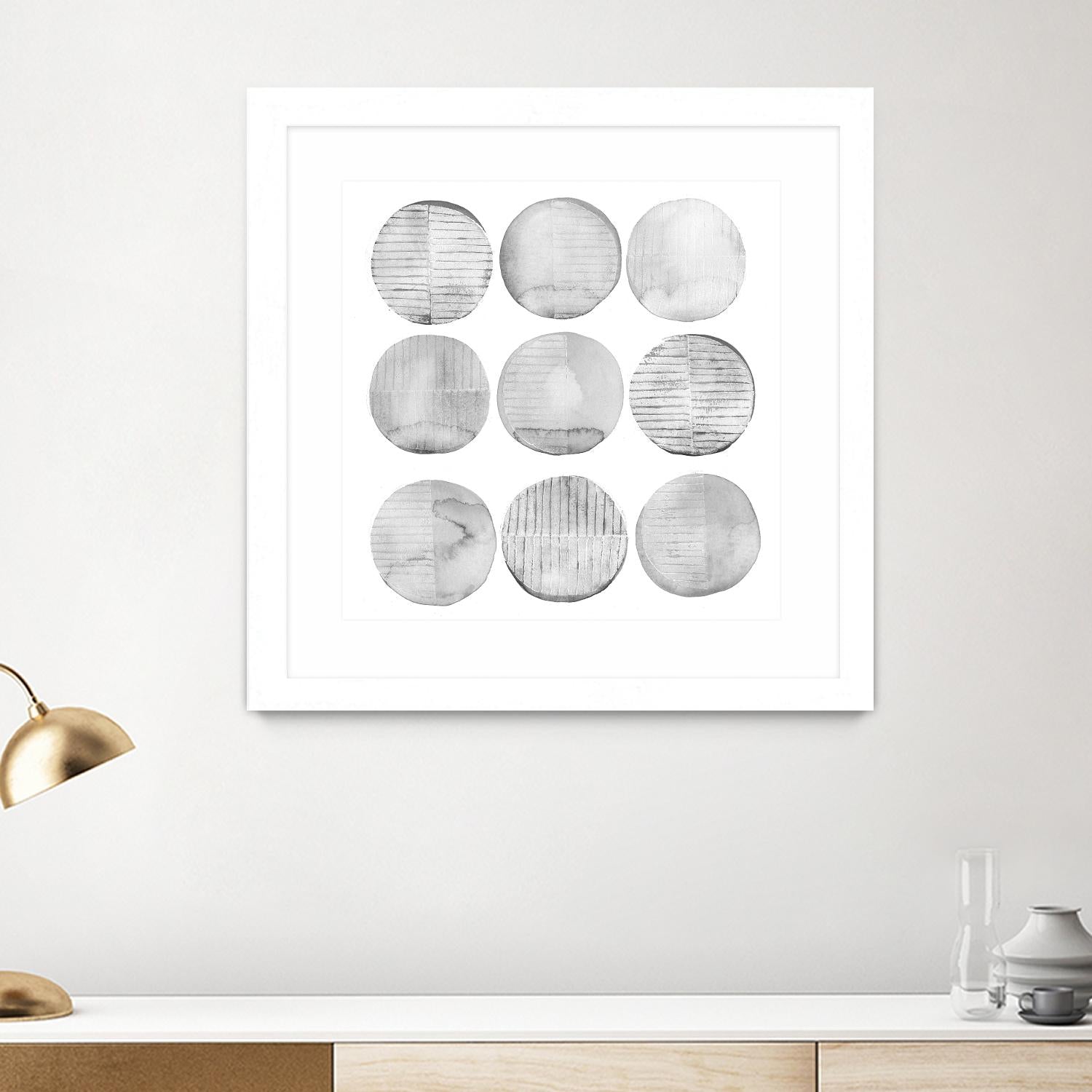 Soft Circles II by Grace Popp on GIANT ART - abstract