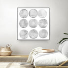 Soft Circles II by Grace Popp on GIANT ART - abstract