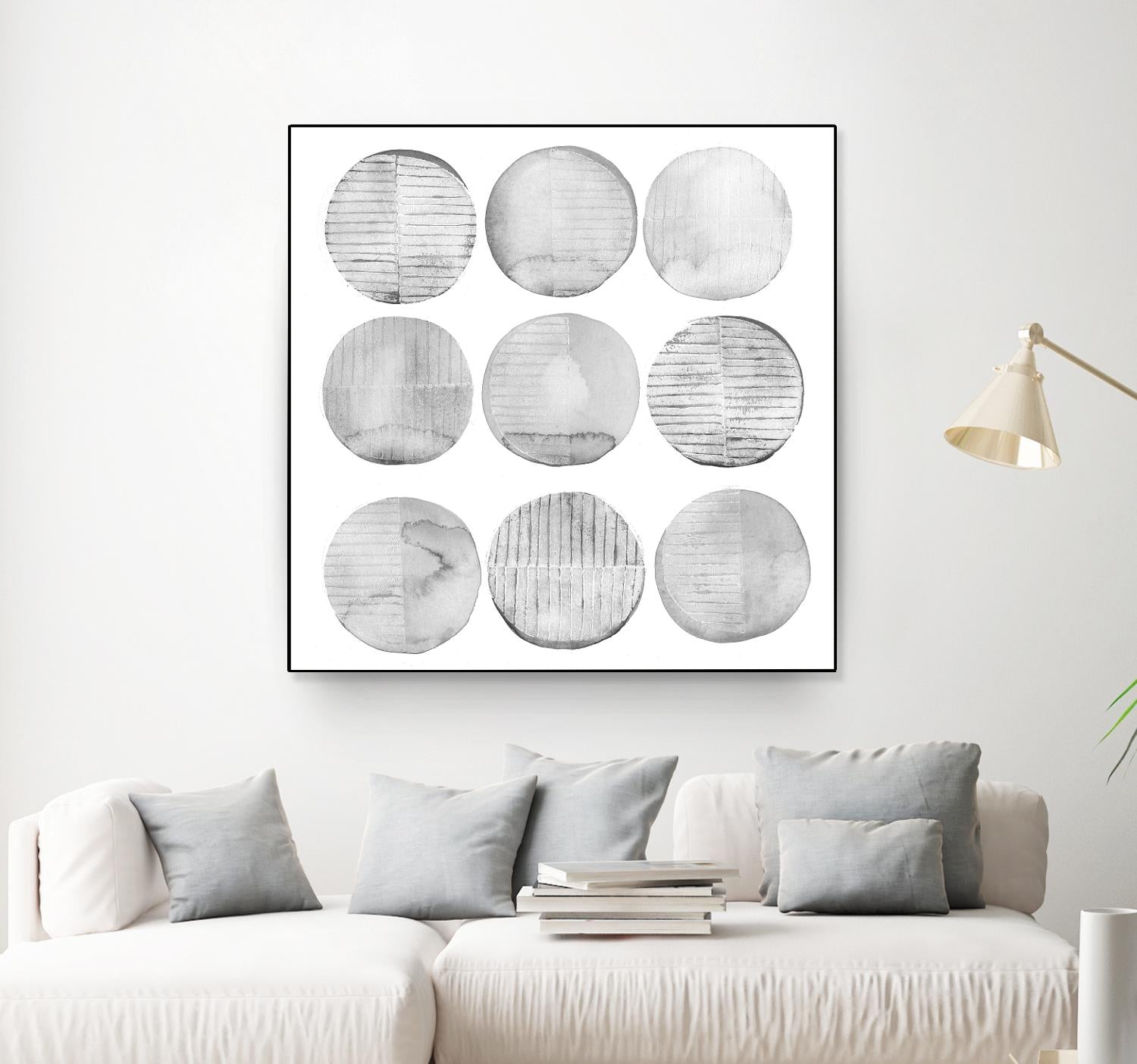 Soft Circles II by Grace Popp on GIANT ART - abstract