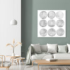 Soft Circles II by Grace Popp on GIANT ART - abstract