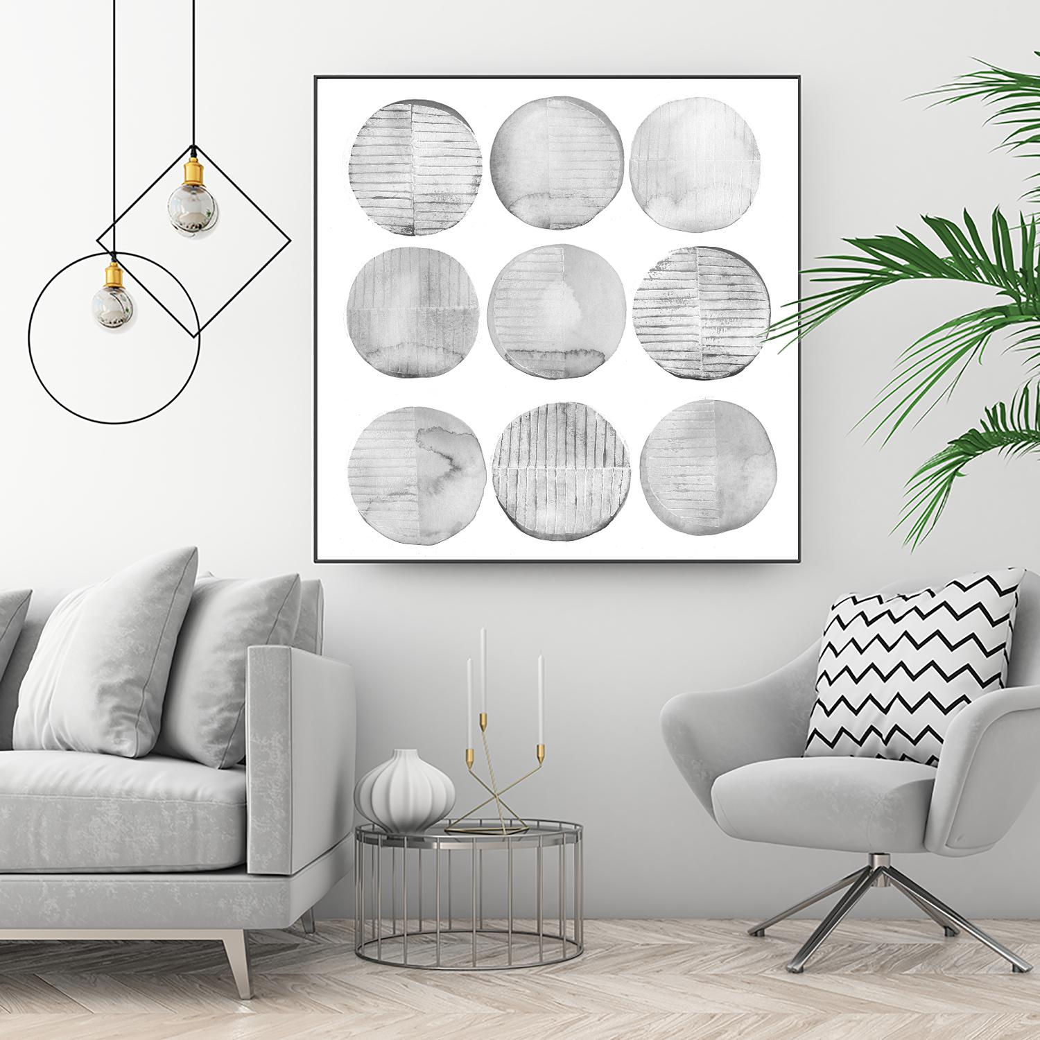 Soft Circles II by Grace Popp on GIANT ART - abstract
