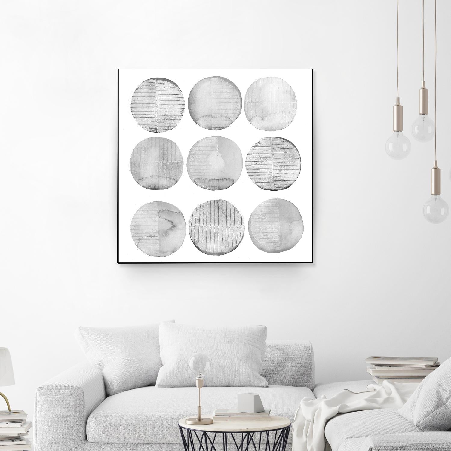 Soft Circles II by Grace Popp on GIANT ART - abstract