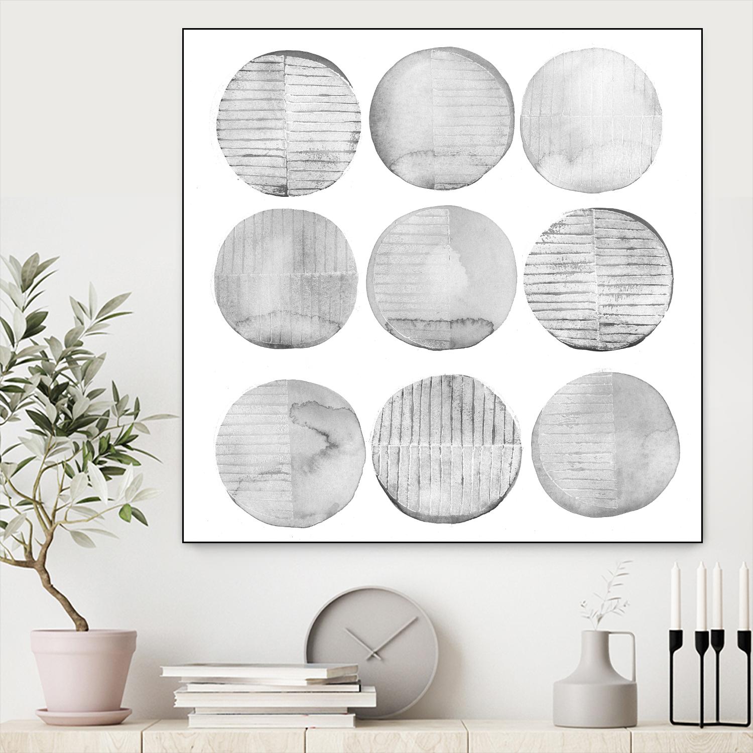 Soft Circles II by Grace Popp on GIANT ART - abstract