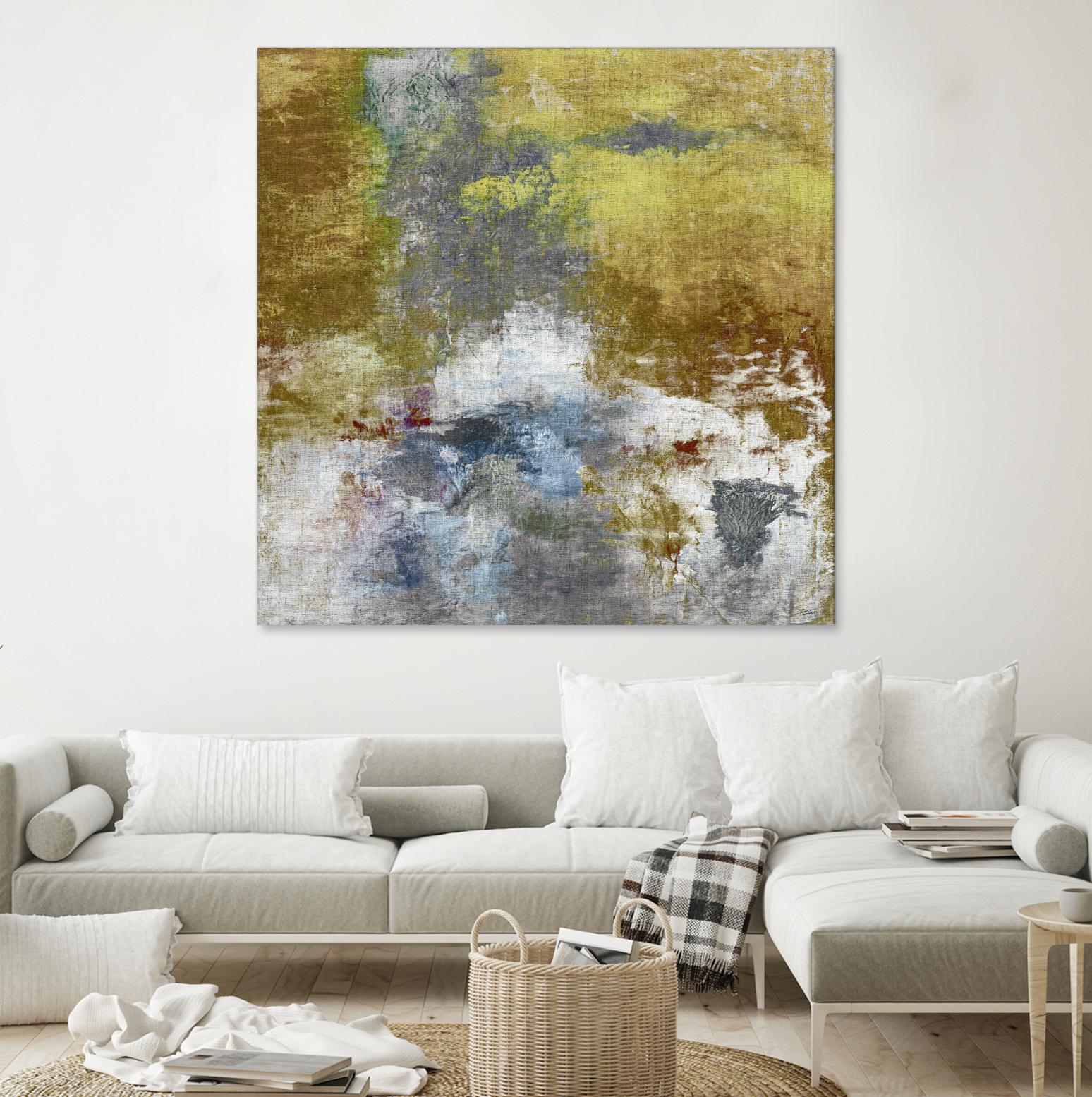 Journey I by John Butler on GIANT ART - yellow abstract