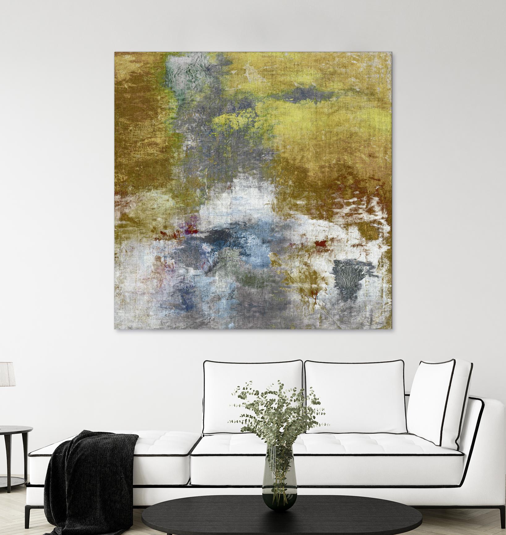 Journey I by John Butler on GIANT ART - yellow abstract