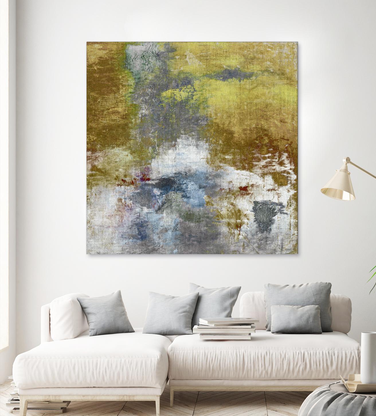 Journey I by John Butler on GIANT ART - yellow abstract