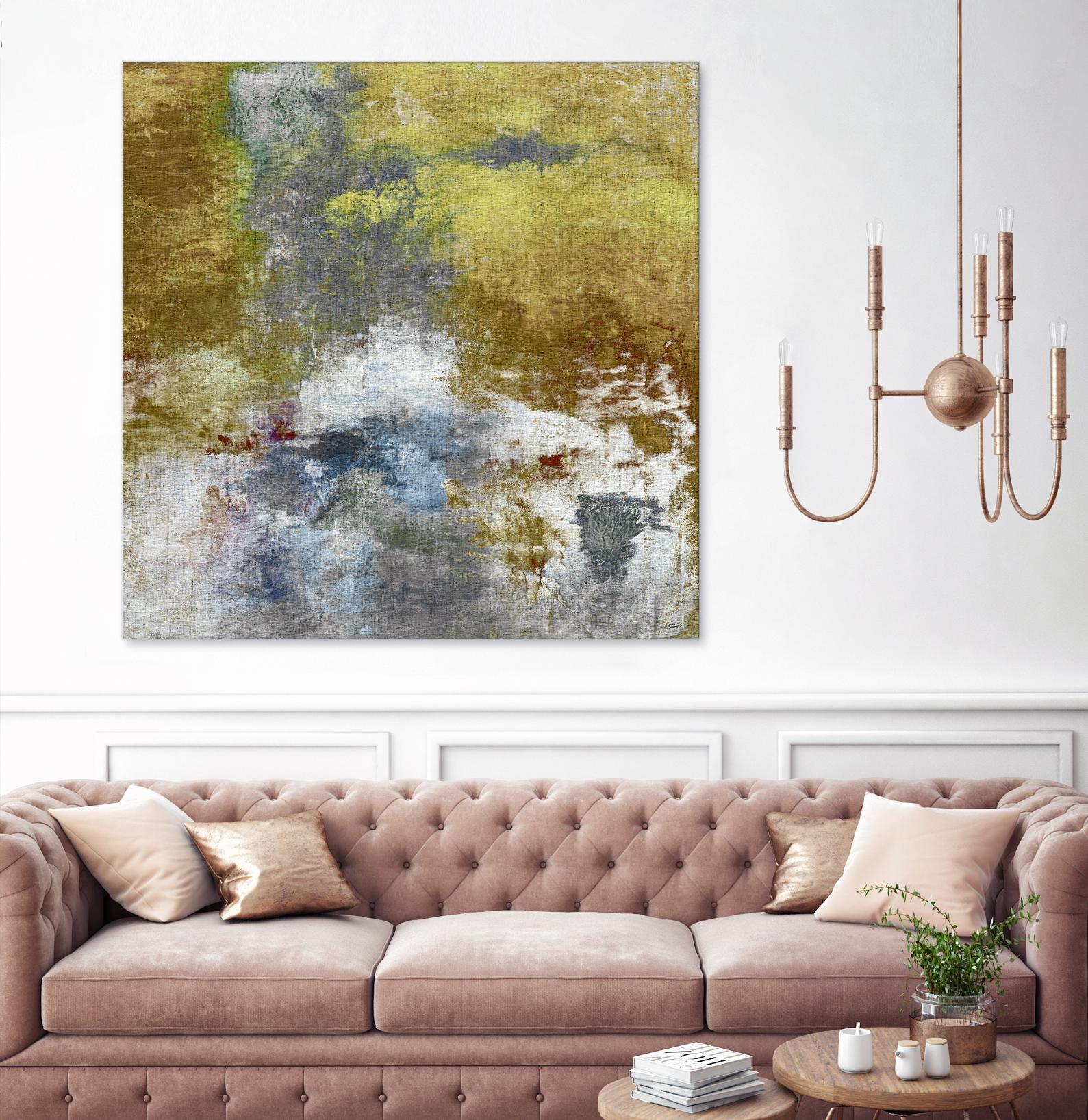 Journey I by John Butler on GIANT ART - yellow abstract