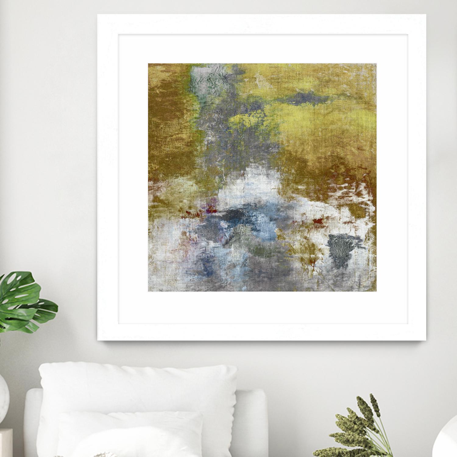 Journey I by John Butler on GIANT ART - yellow abstract