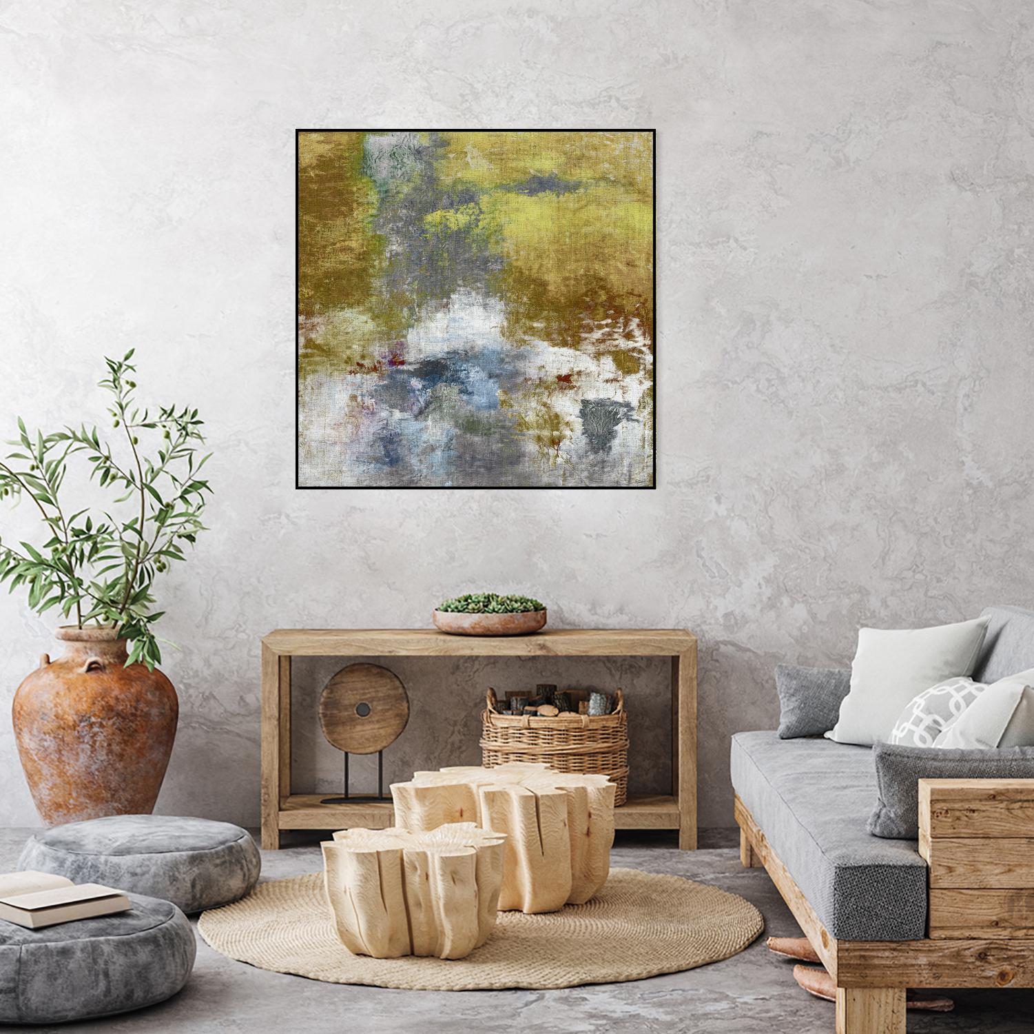 Journey I by John Butler on GIANT ART - yellow abstract