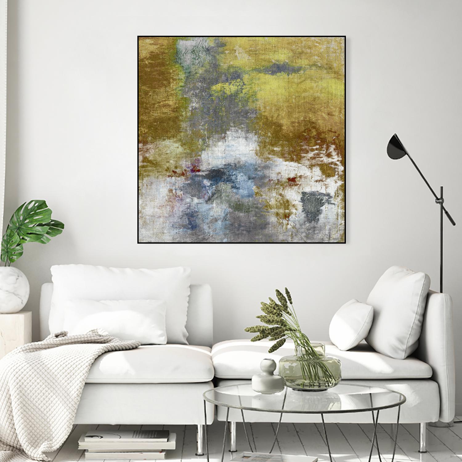 Journey I by John Butler on GIANT ART - yellow abstract