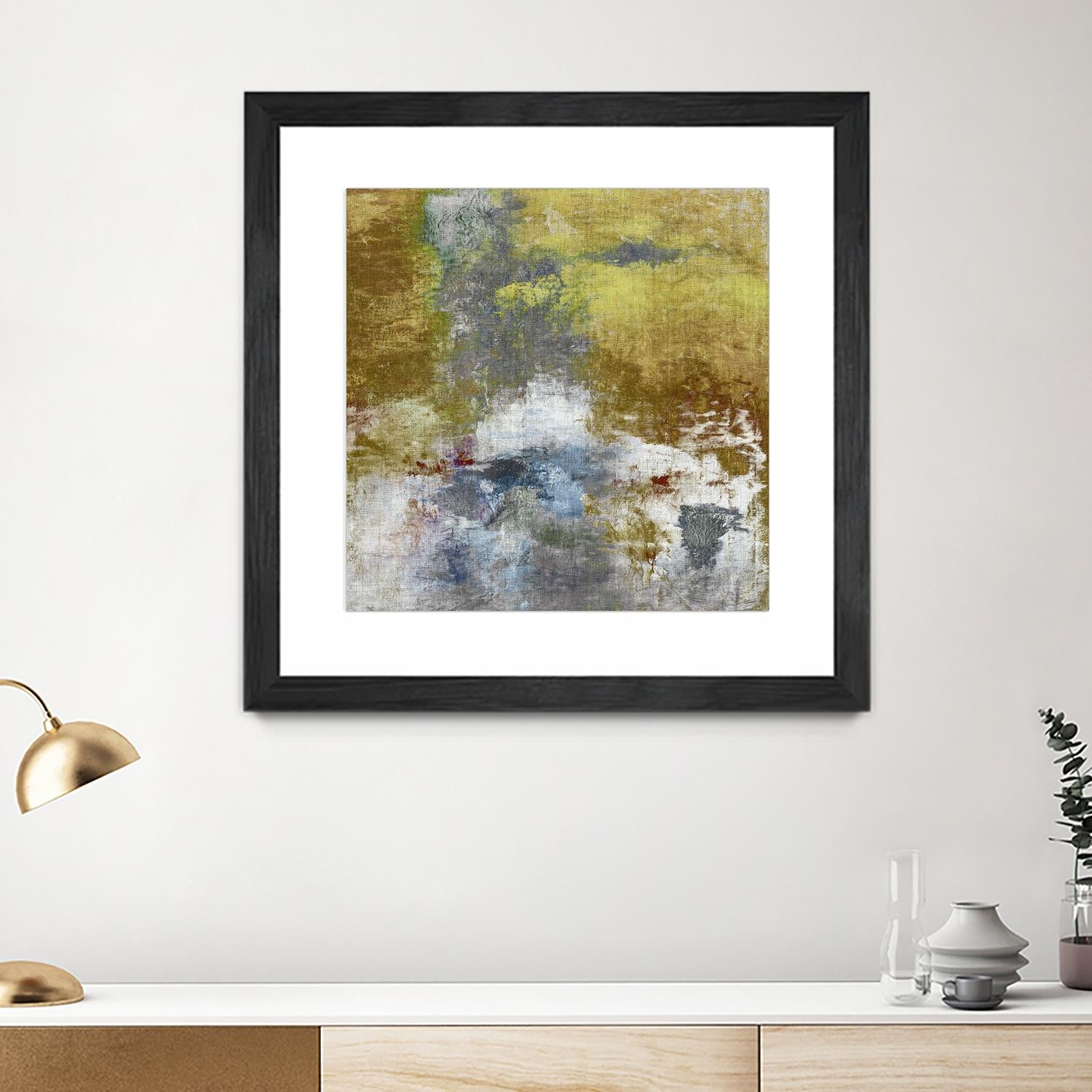 Journey I by John Butler on GIANT ART - yellow abstract