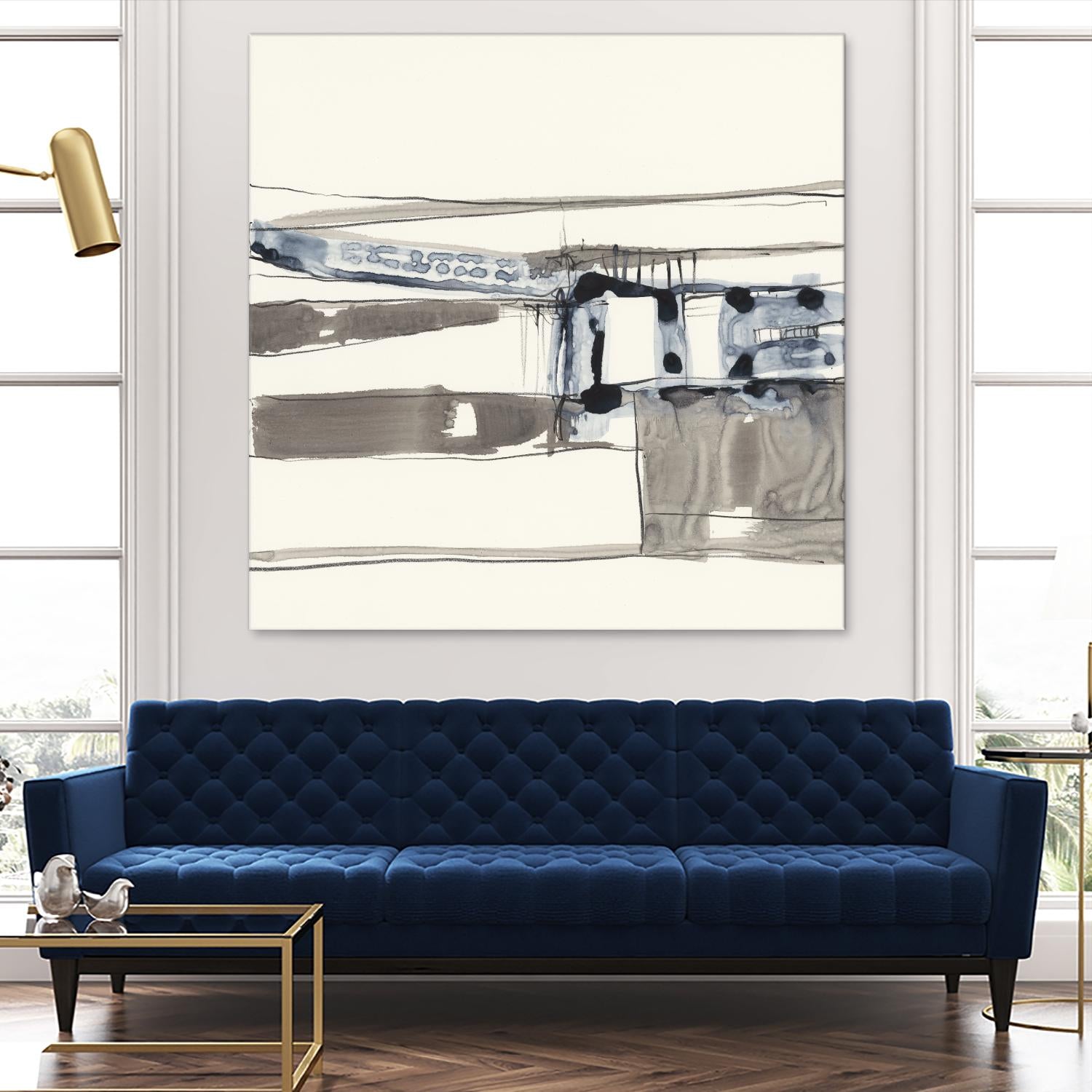 Stark Lines II by Jennifer Goldberger on GIANT ART - abstract