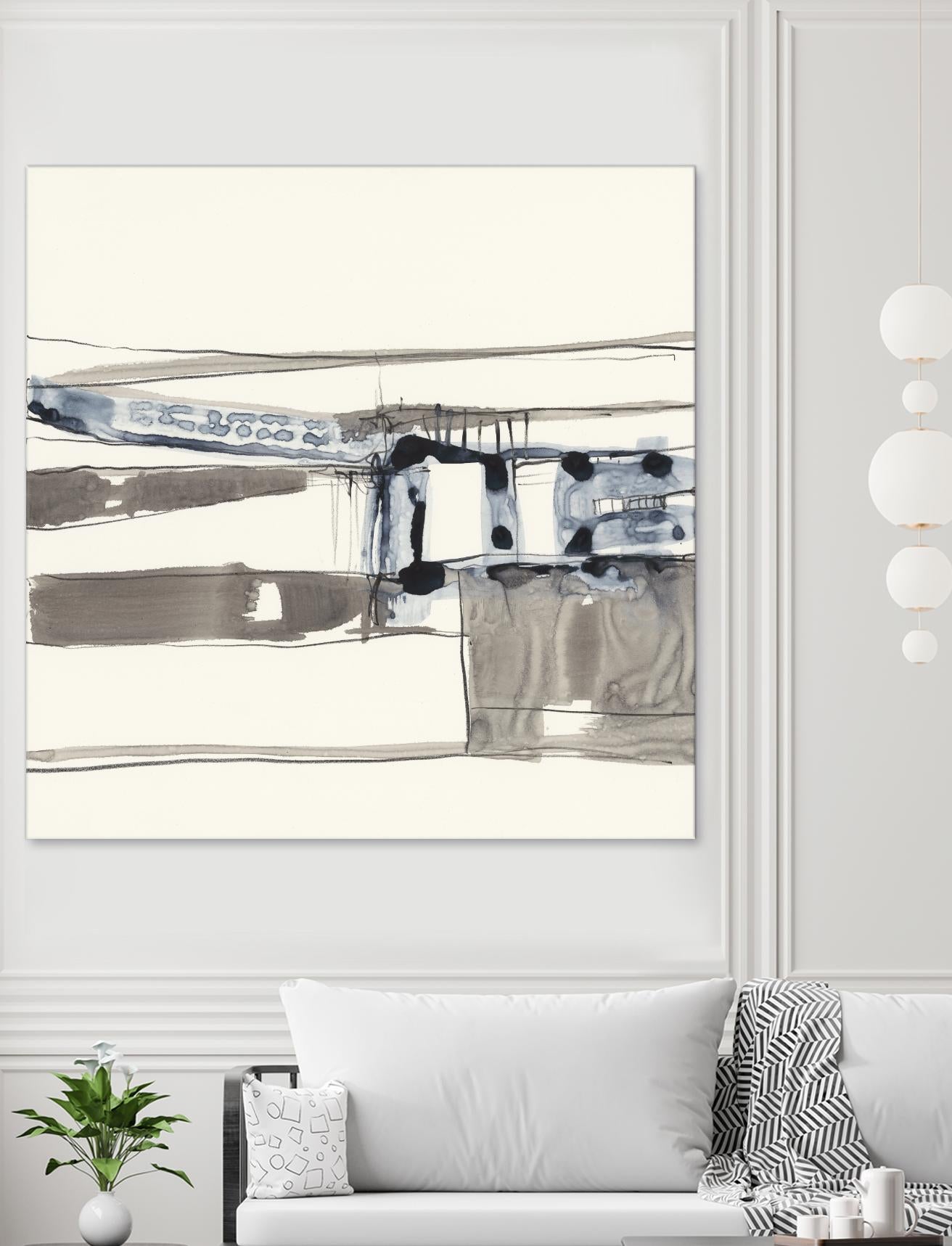 Stark Lines II by Jennifer Goldberger on GIANT ART - abstract