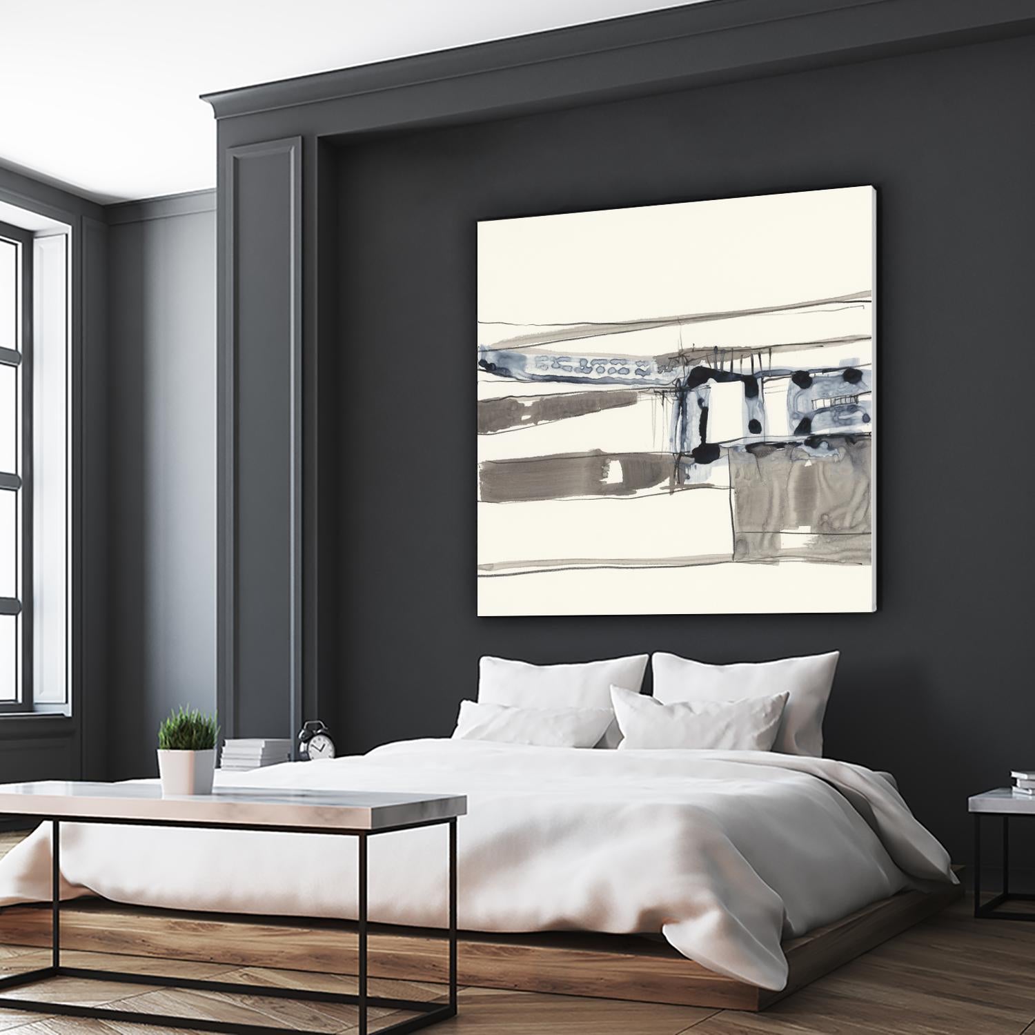 Stark Lines II by Jennifer Goldberger on GIANT ART - abstract