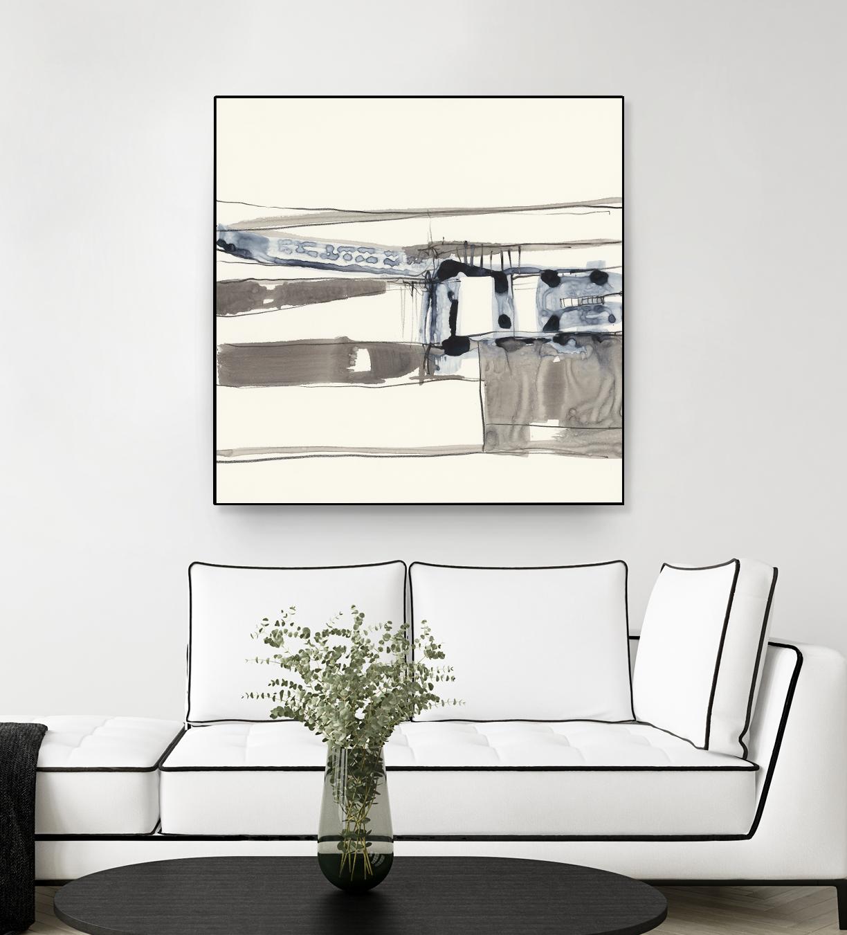 Stark Lines II by Jennifer Goldberger on GIANT ART - abstract