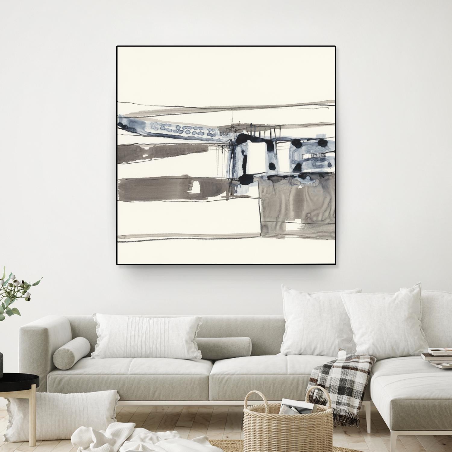 Stark Lines II by Jennifer Goldberger on GIANT ART - abstract