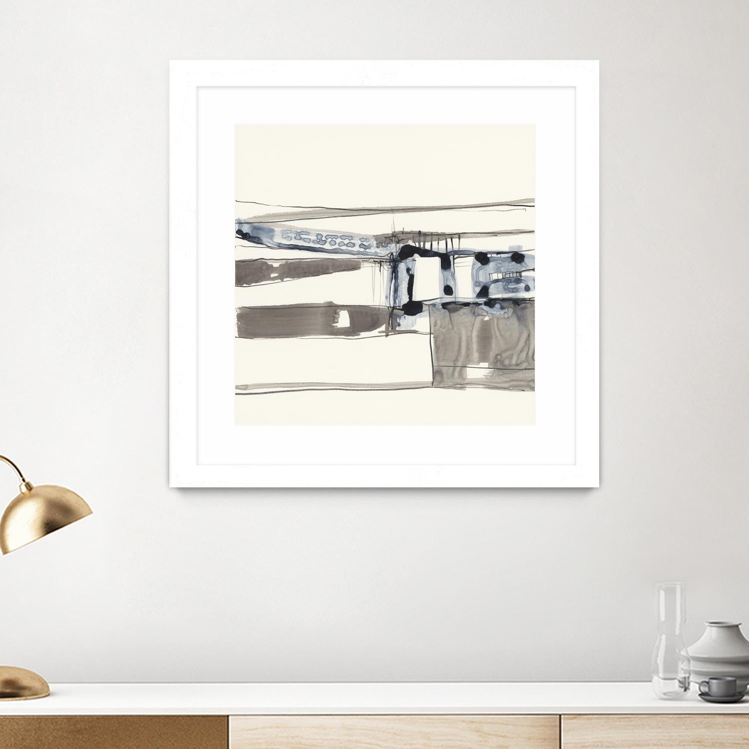 Stark Lines II by Jennifer Goldberger on GIANT ART - abstract