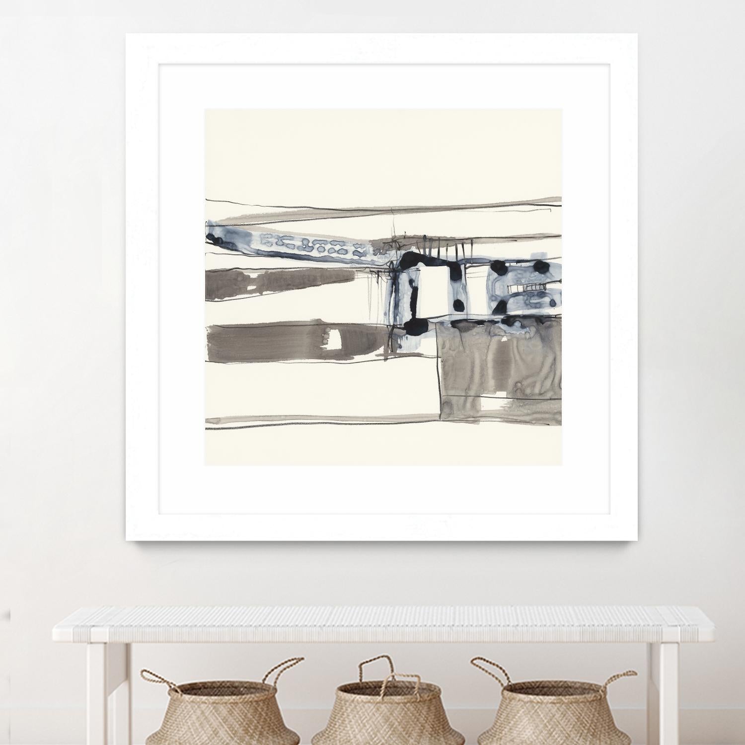 Stark Lines II by Jennifer Goldberger on GIANT ART - abstract