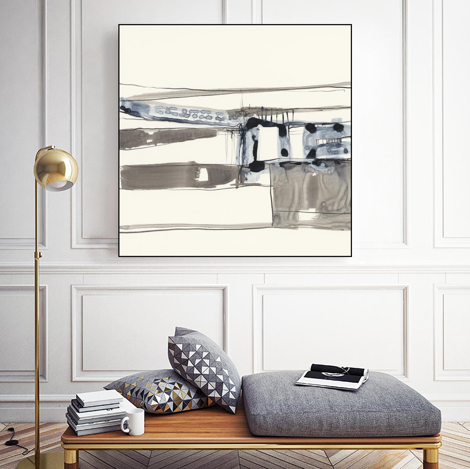 Stark Lines II by Jennifer Goldberger on GIANT ART - abstract