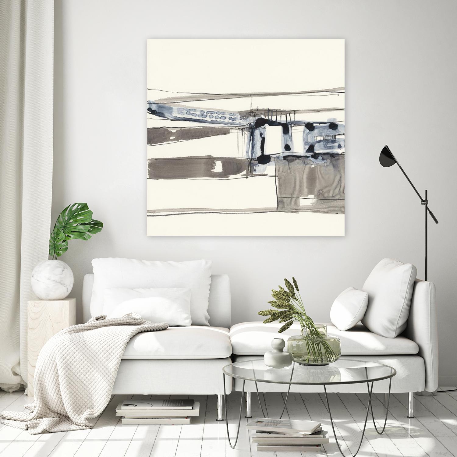 Stark Lines II by Jennifer Goldberger on GIANT ART - abstract