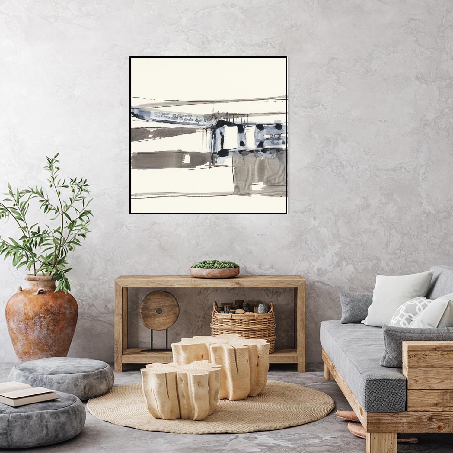 Stark Lines II by Jennifer Goldberger on GIANT ART - abstract