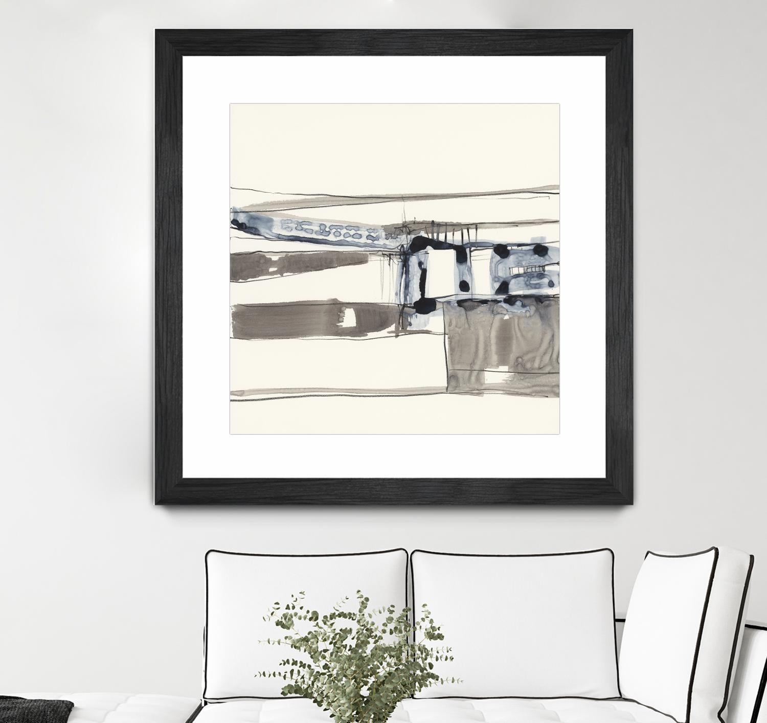 Stark Lines II by Jennifer Goldberger on GIANT ART - abstract