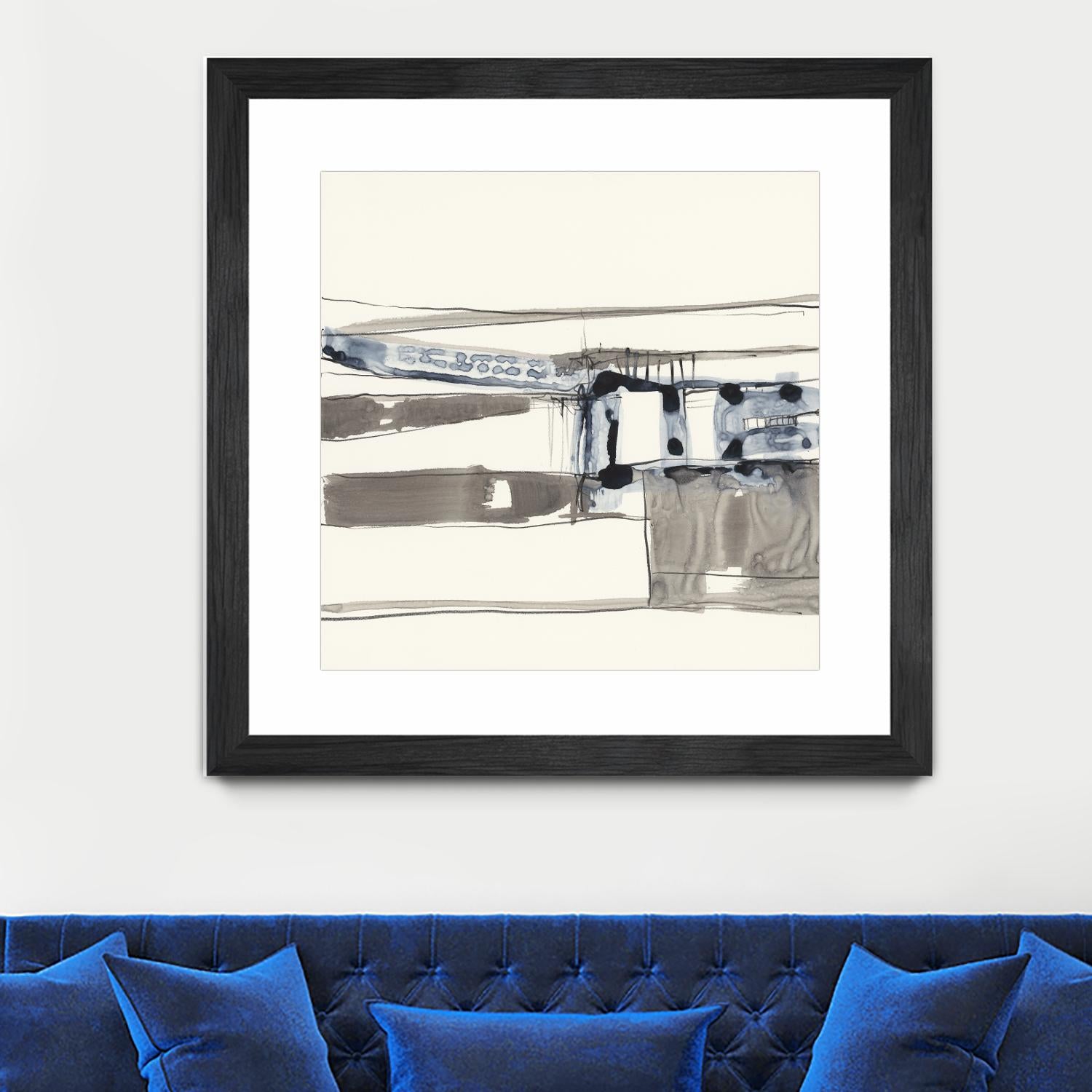 Stark Lines II by Jennifer Goldberger on GIANT ART - abstract