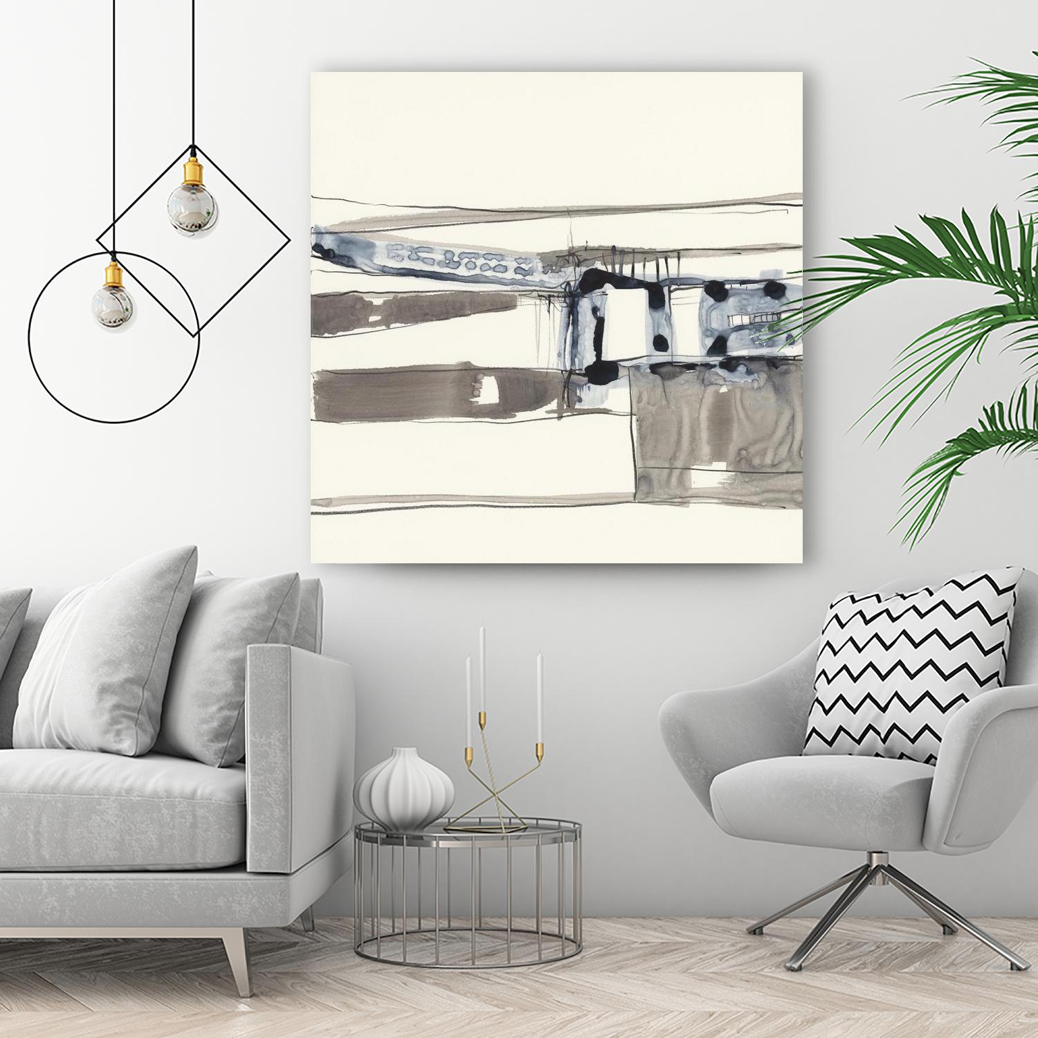 Stark Lines II by Jennifer Goldberger on GIANT ART - abstract