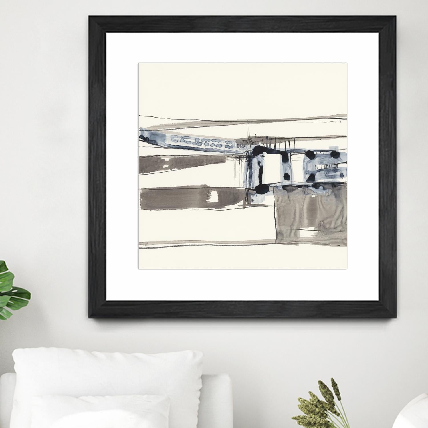 Stark Lines II by Jennifer Goldberger on GIANT ART - abstract