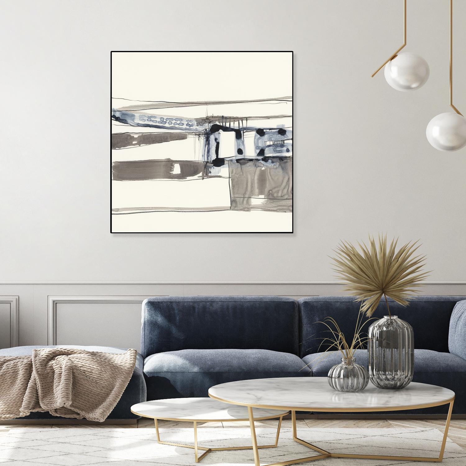 Stark Lines II by Jennifer Goldberger on GIANT ART - abstract