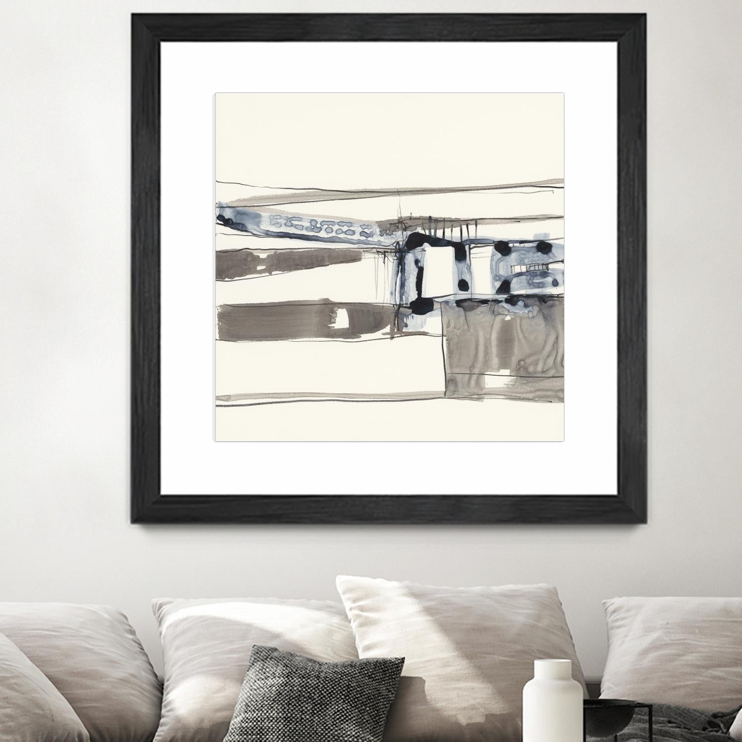 Stark Lines II by Jennifer Goldberger on GIANT ART - abstract