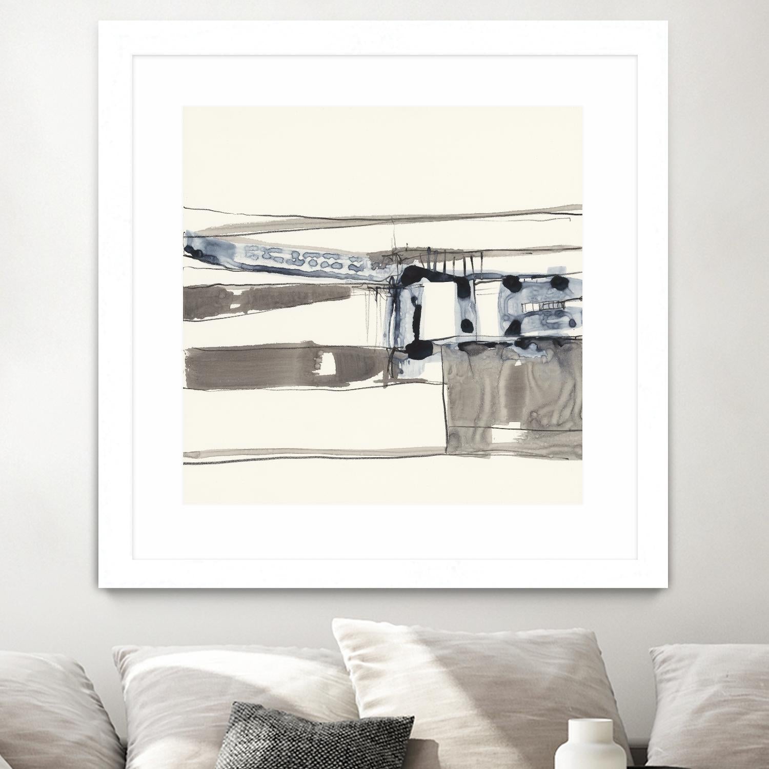 Stark Lines II by Jennifer Goldberger on GIANT ART - abstract