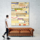 True II by Nikki Galapon on GIANT ART - yellow abstract