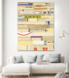 True II by Nikki Galapon on GIANT ART - yellow abstract