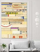 True II by Nikki Galapon on GIANT ART - yellow abstract