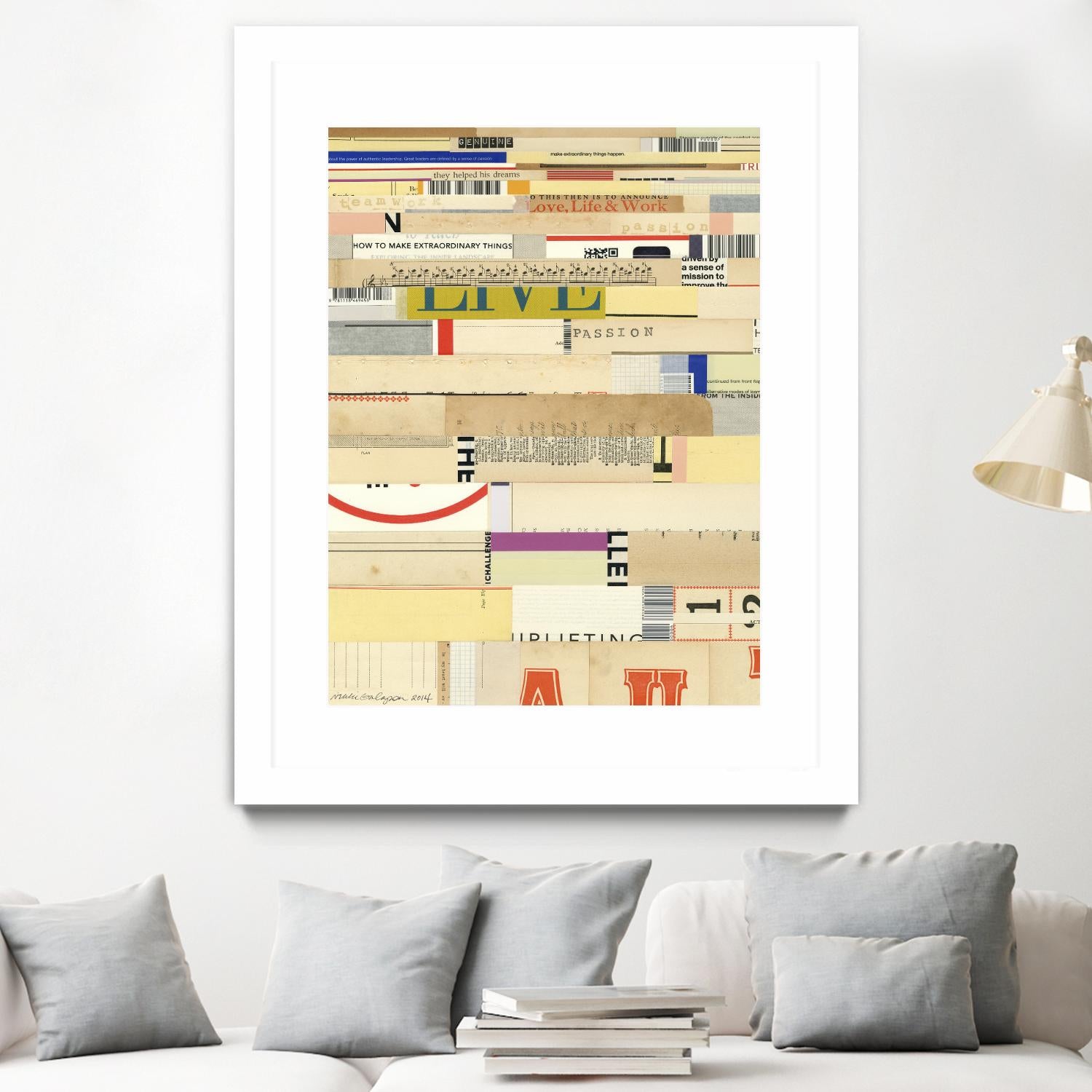 True II by Nikki Galapon on GIANT ART - yellow abstract